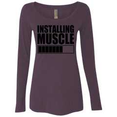 Installing Muscle NL6731 Next Level Ladies' Triblend LS Scoop