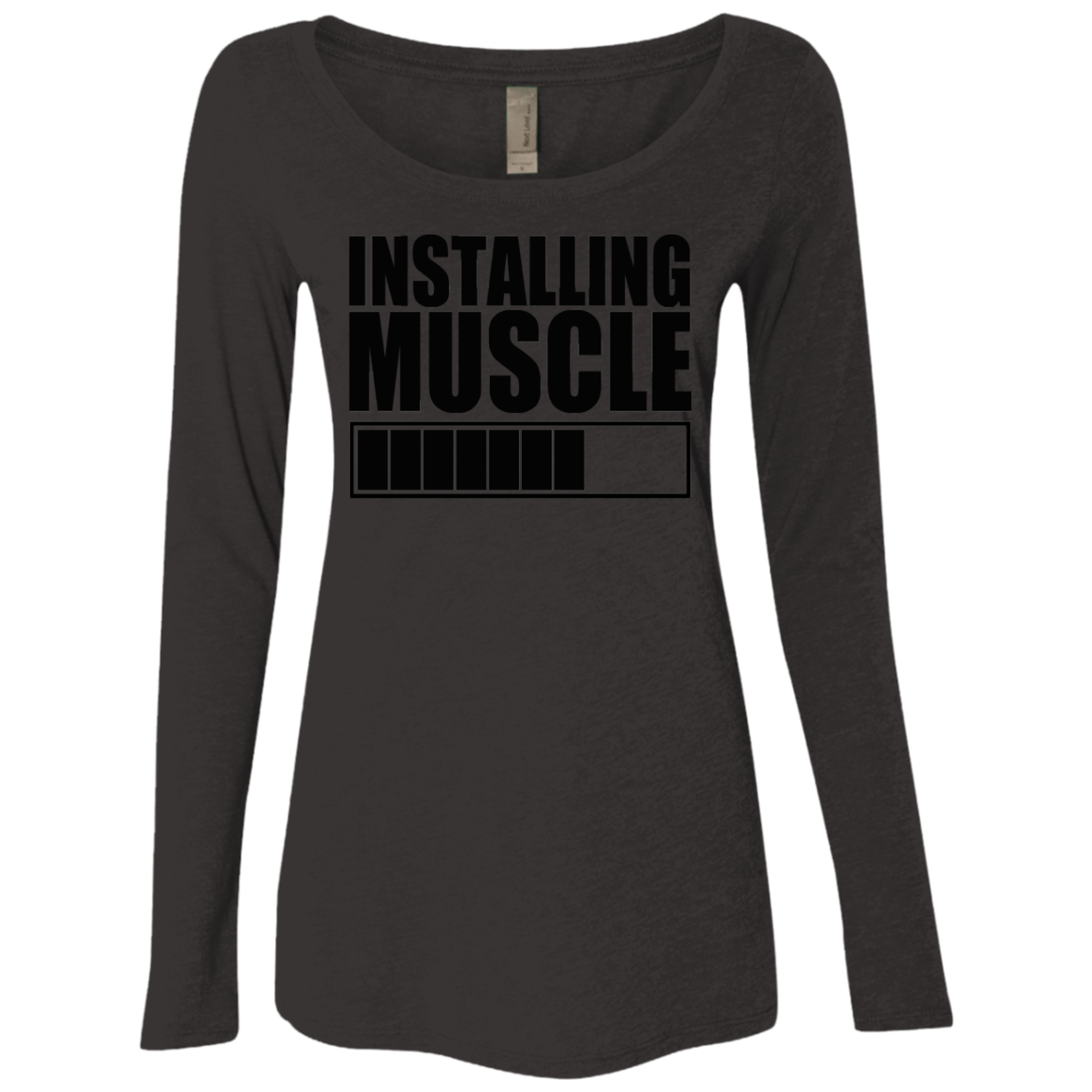 Installing Muscle NL6731 Next Level Ladies' Triblend LS Scoop