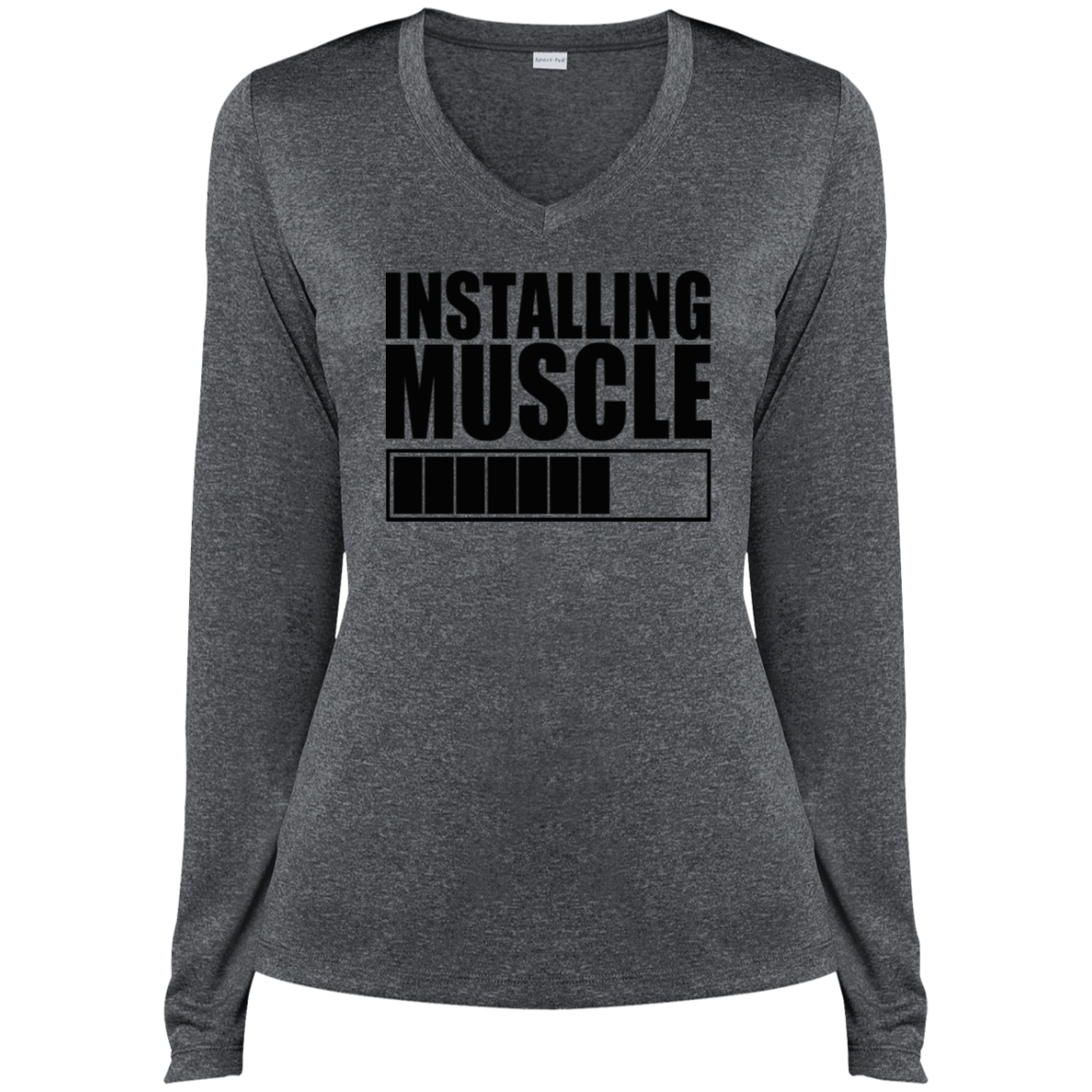 Installing Muscle LST360LS Sport-Tek Ladies' LS Heather Dri-Fit V-Neck T-Shirt