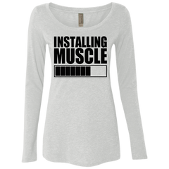 Installing Muscle NL6731 Next Level Ladies' Triblend LS Scoop