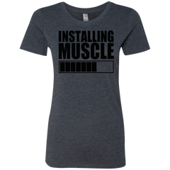 Installing Muscle NL6710 Next Level Ladies' Triblend T-Shirt