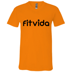 FITVIDA 3005 Bella + Canvas Unisex Jersey SS V-Neck T-Shirt