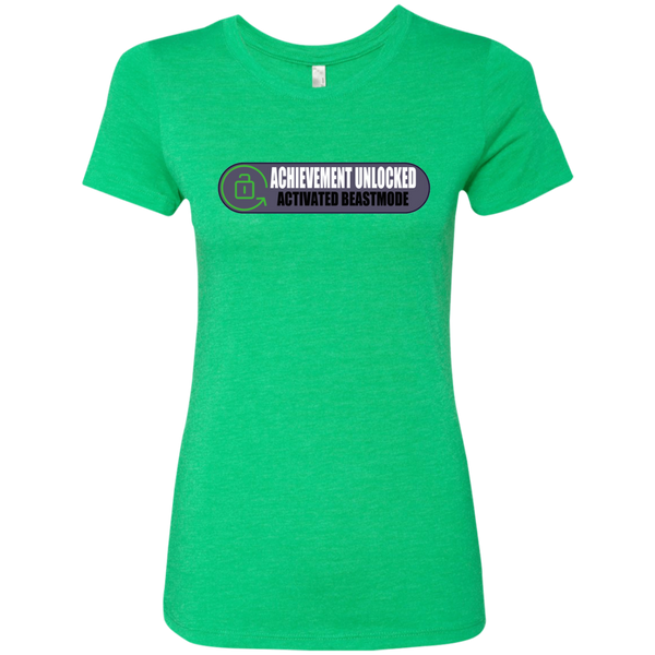 Achievement Unlocked - Beastmode NL6710 Next Level Ladies' Triblend T-Shirt