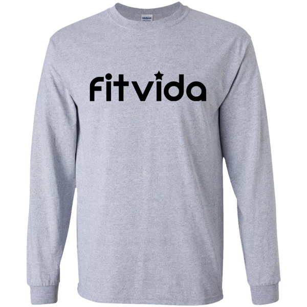 FITVIDA G240 Gildan LS Ultra Cotton T-Shirt