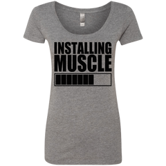 Installing Muscle NL6730 Next Level Ladies' Triblend Scoop