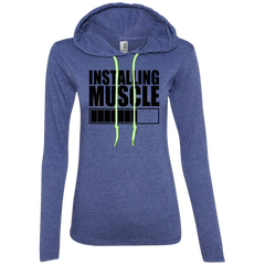 Installing Muscle 887L Anvil Ladies' LS T-Shirt Hoodie
