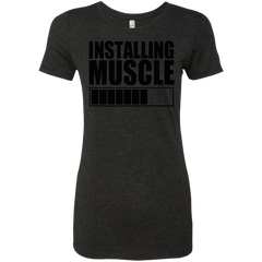 Installing Muscle NL6710 Next Level Ladies' Triblend T-Shirt