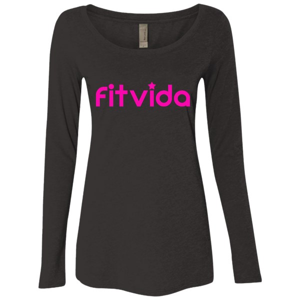 FITVIDA NL6731 Next Level Ladies' Triblend LS Scoop