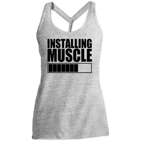 Installing Muscle DM466 District Made Ladies Cosmic Twist Back Tank