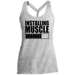 Installing Muscle DM466 District Made Ladies Cosmic Twist Back Tank